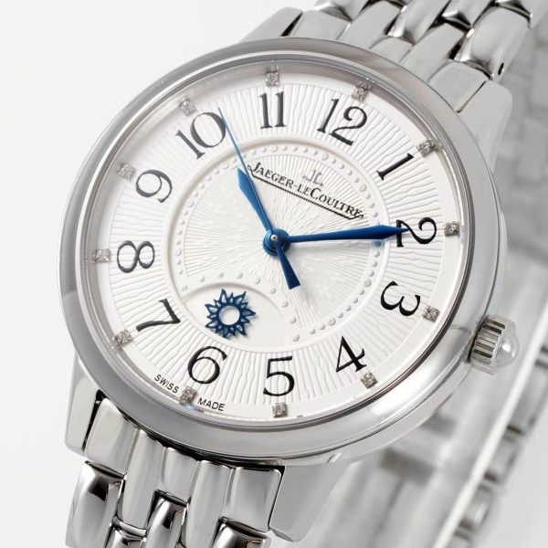 Jaeger-LeCoultre Rendez-Vous Night & Day Silver Dial Stainless Steel Bracelet