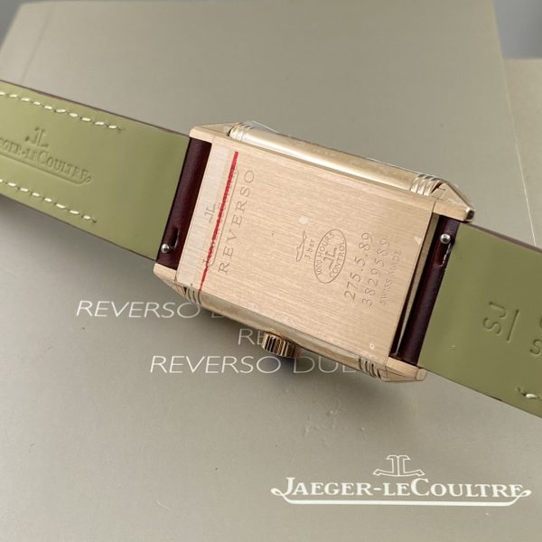 Jaeger-LeCoultre Reverso Tribute Small Seconds Burgundy Dial Rose Gold