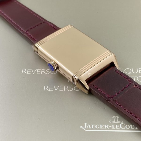Jaeger-LeCoultre Reverso Tribute Small Seconds Burgundy Dial Rose Gold