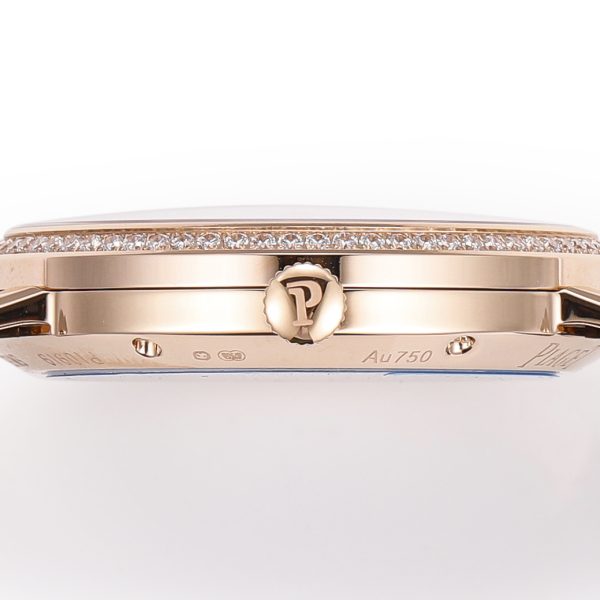 Piaget Altiplano Origin Rose Gold Silver Dial Diamond Bezel