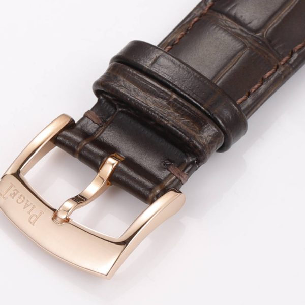 Piaget Altiplano Origin Rose Gold Silver Dial Diamond Bezel