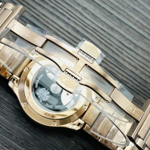 Piaget Polo Couple Watch Set Women’s Green Dial Diamond Bezel