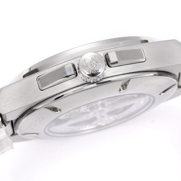 IWC Ingenieur Perpetual Calendar 41 Blue Grid Dial Stainless Steel