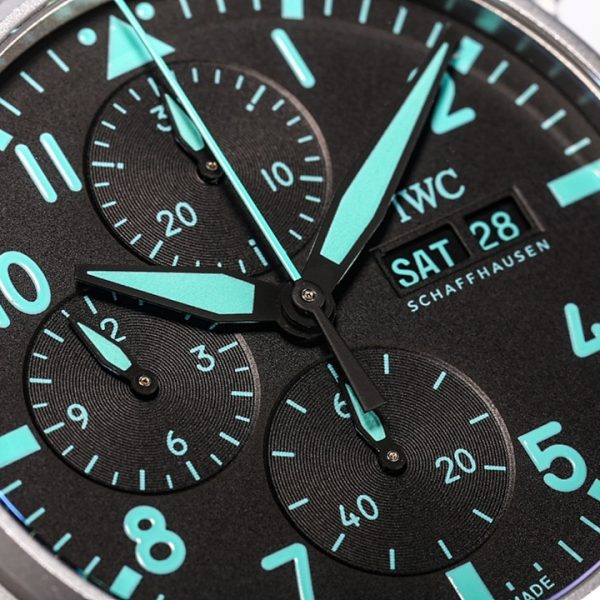 IWC Pilot’s Watch Chronograph 41 Mercedes-AMG PETRONAS Formula One Team Black Woven Strap Edition