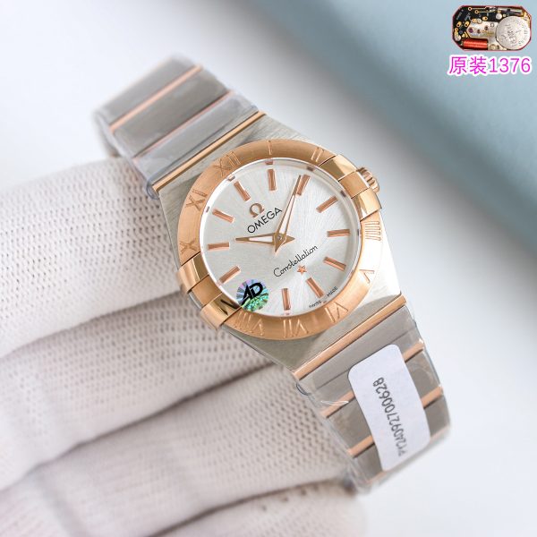 Omega Constellation Silver Dial Two-Tone ref. 123.20.27.60.02.002