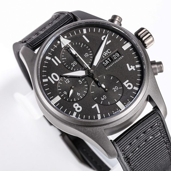 IWC Pilot’s Watch Chronograph 41 TOP GUN Black Textile Strap Edition