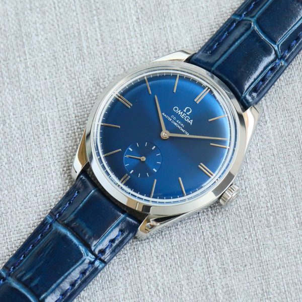 Omega De Ville Trésor Small Seconds Blue Dial ref. 435.13.40.21.03.002