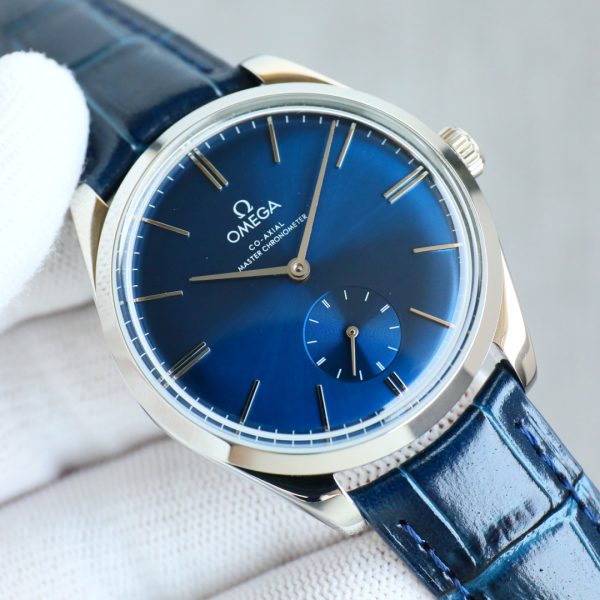 Omega De Ville Trésor Small Seconds Blue Dial ref. 435.13.40.21.03.002