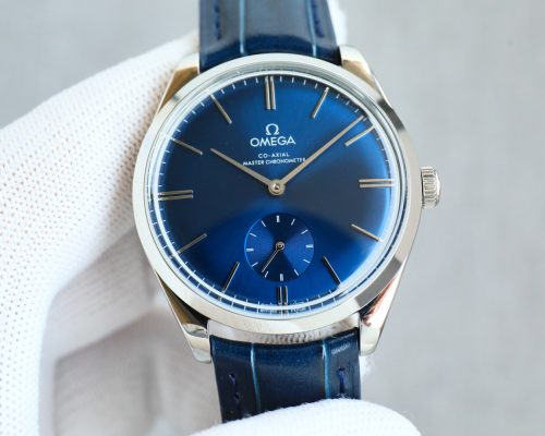 Omega De Ville Trésor Small Seconds Blue Dial ref. 435.13.40.21.03.002