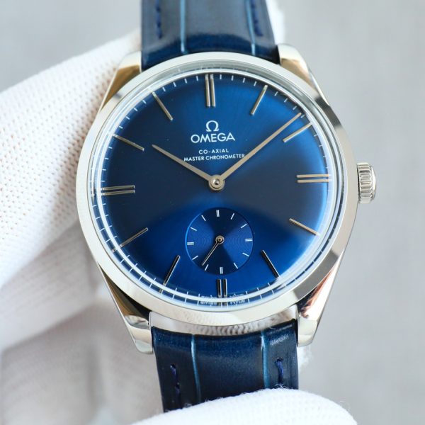 Omega De Ville Trésor Small Seconds Blue Dial ref. 435.13.40.21.03.002