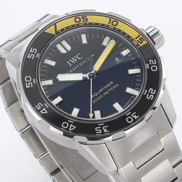 IWC Aquatimer Automatic 2000 Black & Yellow Stainless Steel Bracelet
