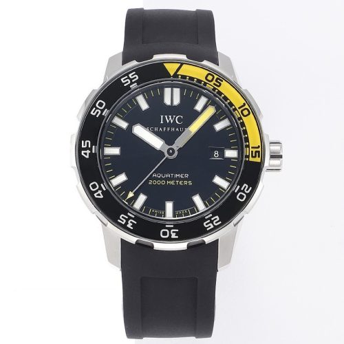 IWC Aquatimer Automatic 2000 Black & Yellow Rubber Strap