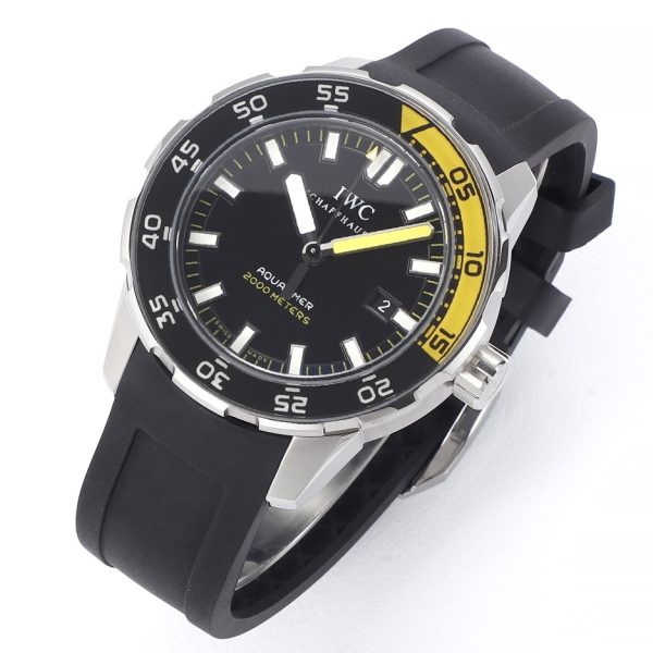 IWC Aquatimer Automatic 2000 Black & Yellow Rubber Strap