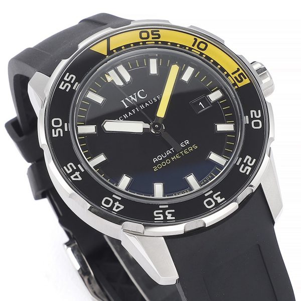 IWC Aquatimer Automatic 2000 Black & Yellow Rubber Strap
