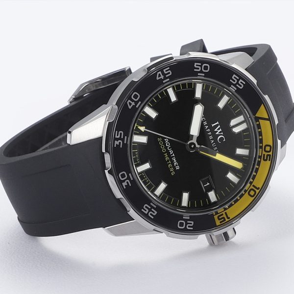 IWC Aquatimer Automatic 2000 Black & Yellow Rubber Strap