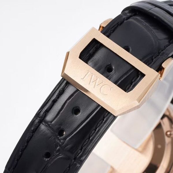 IWC Portugieser Chronograph Rose Gold Black Dial
