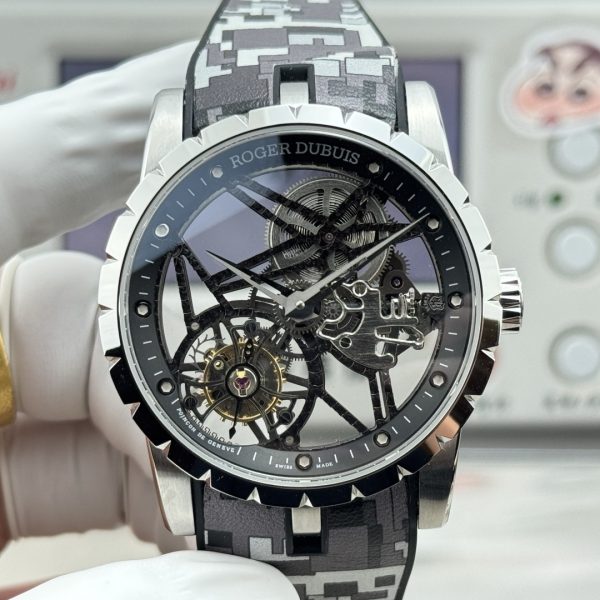 Roger Dubuis Excalibur Tourbillon Grey Titanium Skeleton